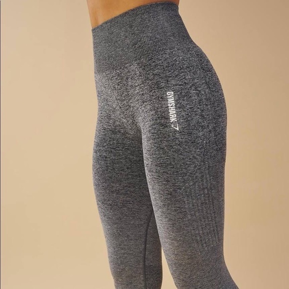 Gymshark Grey OG Ombre Seamless Leggings - Picture 2 of 5
